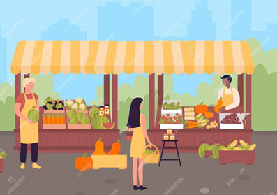 Farmers Market 10x20 booth fee
